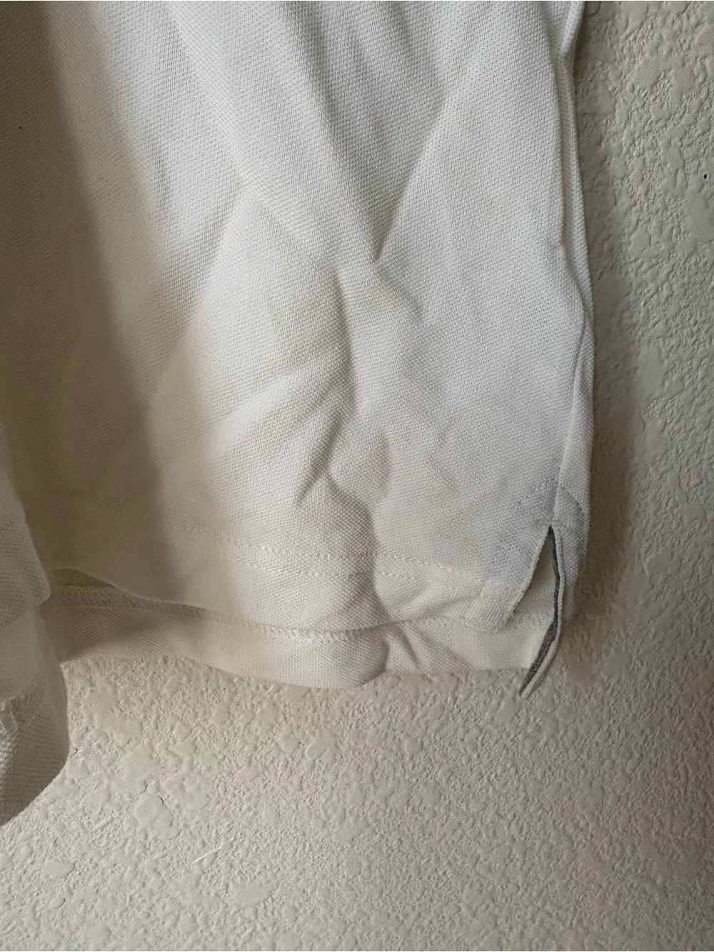 Tommy Hilfiger White Polo with Navy Collar and Red Trim - Picture 7 of 11